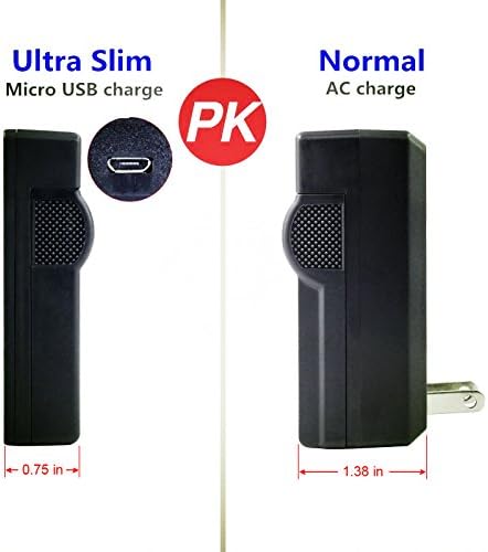Carregador USB de Kastar Slim para Samsung SLB-07 SLB-07B SLB-07EP SLB-07A SLB07A e SAMSUNG PL150