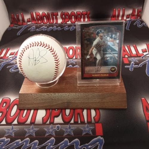 Albert Pujols autêntico assinado Rawlings Baseball Autografado JSA Letter - Bolalls autografados