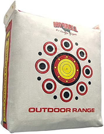 Morrell Outdoor Range Field Point Bag Archery Alvo - 20, 30, 40 e 50+ jardas de tiro de tiro de bullseyes