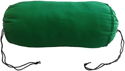 Açafrão travesseiro de travesseiro decorativo rolo de pescoço redondo travesseiro verde algodão de 6 polegadas