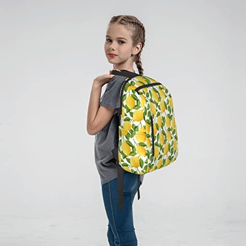 Lemon Backpack Bookbag Strapa de ombro ajustável Daypack Daypack Caminhando Mochilas de camping para