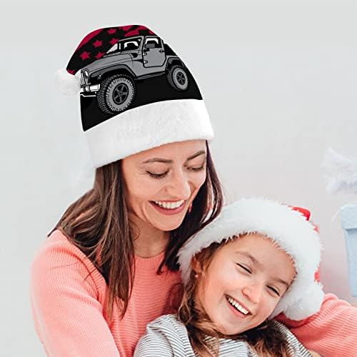 EUA Bandeira off-road chapéu de Natal Papai Noel Chapé