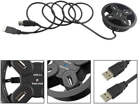 Mobestech USB Hub 3PCS Hub Cabra Dados do conversor de concentrador portátil para USB. Mini Multi Port USB com