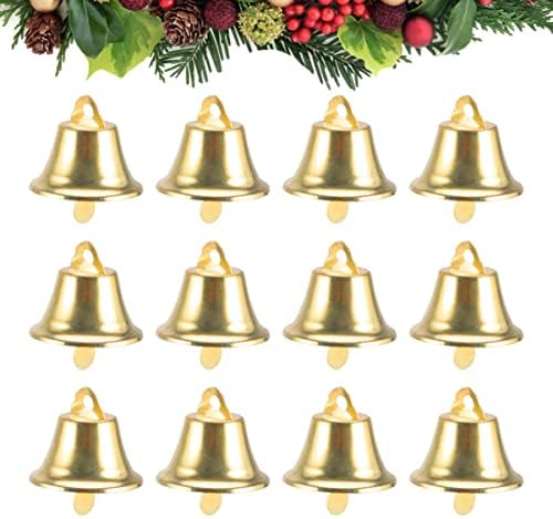 Nuobesty Metal Wind sinos 240 PCs 20mm Christmas Christmas Bell Ornament Xmas Bell Xmas Tree Tree Tree Ornaments