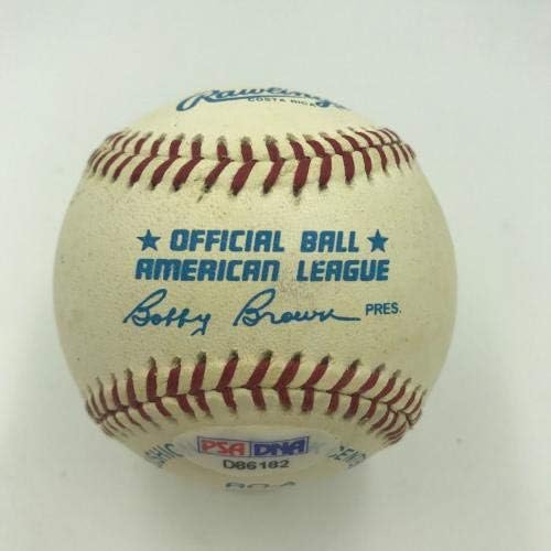 Mais antigo conhecido 1992 Derek Jeter pré -novato single assinado Baseball PSA DNA CoA - bolas de beisebol