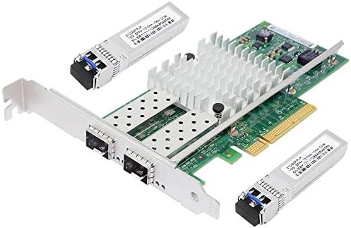 Jeirdus com Intel 82599 Chipset X520-DA2 E10G41BTDA 10G PCI-E X8 Adaptador de servidor Ethernet Nic Port