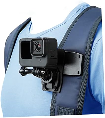 Solustre 4pcs Backpack Camera Clip Sport Acessories Wade Sports Black para girar