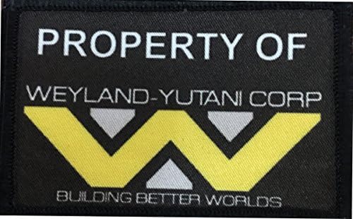 Propriedade de filmes de alienígenas do patch de moral de Weyland-Yutani Corp. Perfeito para o