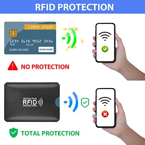 Lanking 30 RFID Bloqueando mangas de identidade Proteção de roubo de identidade Seguros Secure Set Definir
