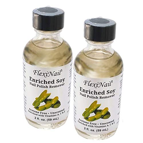 Removedor de esmalte de soja enriquecido com Flexinail