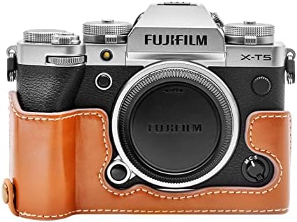 Rieibi Fuji XT5 Caixa - Caso de couro PU PU para Fujifilm X -T5 Câmera digital - Caso de protetora corporal