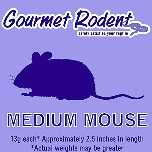 O rato médio congelado de roedores gourmet, contagem de 50
