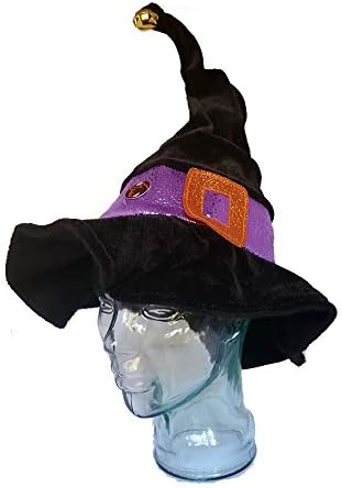 Chapéu de bruxa de animação musical - Acessórios para figurinos - toca música - som e movimento