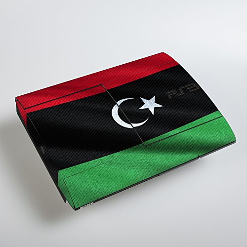 Sony PlayStation 3 Superslim Design Skin Flag of Líbia adesivo de decalque para PlayStation 3 Superslim