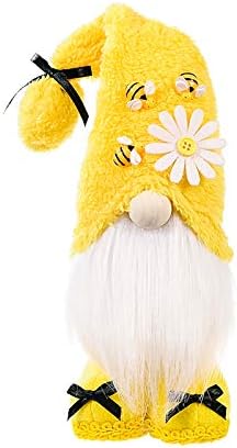 Bee Honey Tomte Elfs Home Swedish Bee Gnome Decoration & Hangs Glitter Christmas Balls