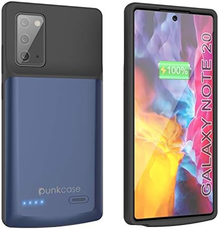 PunkJuice Note 20 Caso do carregador portátil, 6000mAh Banco de energia estendido com protetor