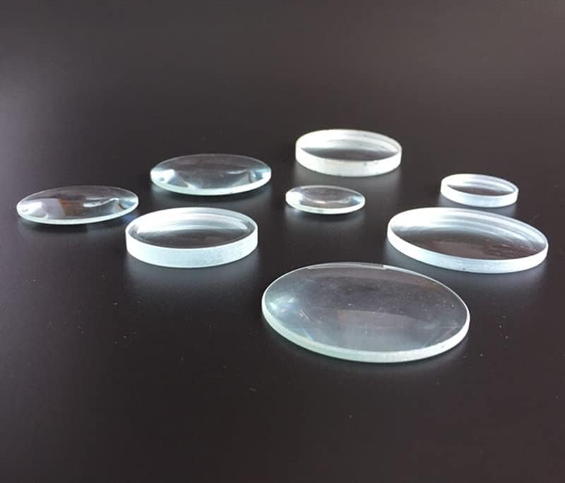 Kit de acessórios para microscópio 30mm 40mm 50mm de vidro óptico duplo lente de vidro convexo, distância