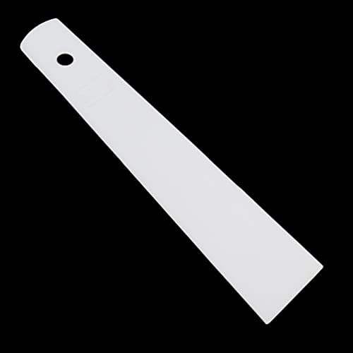 Raspador de couro plástico branco aplique ferramentas de cola de cola de goma