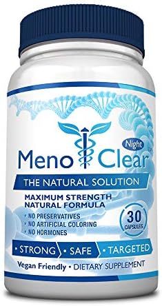 Dia Menoclear - O suplemento da menopausa alivia ondas de calor, mudanças de humor e maior força máxima 1 garrafa