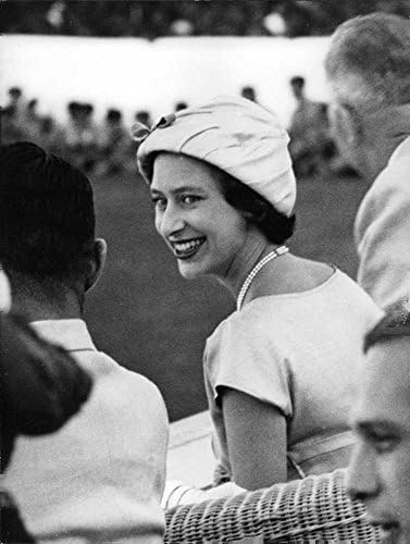 Foto vintage de close-up da princesa Margaret,