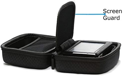 Navitech Black Hard GPS Carting Case Compatível com Magellan SmartGps - Conecte 5