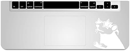 Loja gentil MacBook Air / Pro MacBook adesivo Estrela óculos rato trackpad estrela os óculos rato m637