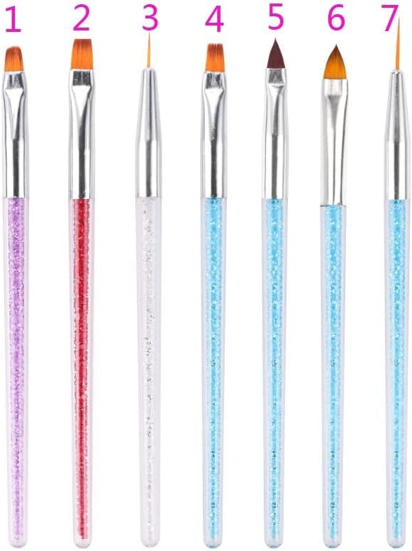 Pincel de unhas slnfxc tinta de caneta de desenho acrílico para manicure Brush de unhas para unhas caneta