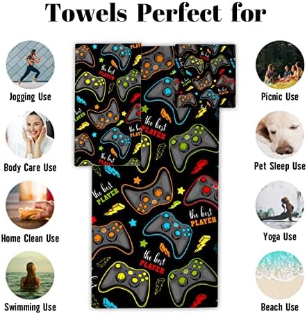 Jogos de 3 peças de toalha de toalhas de banheiro, 1 toalha de banho, 1 pano, 1 toalha de mão, algodão de