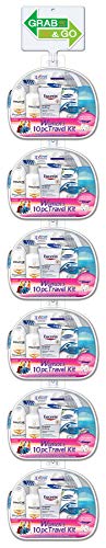 Kits de conveniência Kit de viagem de Deluxe 10 PC feminino, com produtos de cabelo Pantene