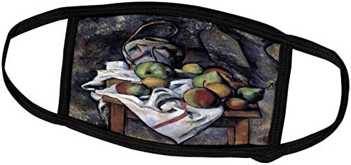 Jarra de gengibre 3drose e frutas de Paul Cezanne - tampas de rosto