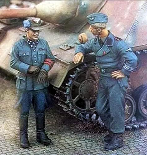 Goodmoel 1/35 WWII Soldado Alemão Soldado Soldado Modelo Kit/Kit em miniatura não montado e sem