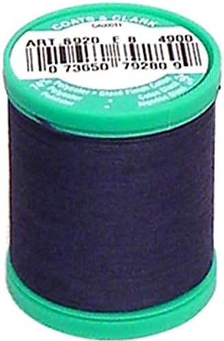 Coats Dual Duty Plus Button and Carpet Thread 50 Yards - Slate