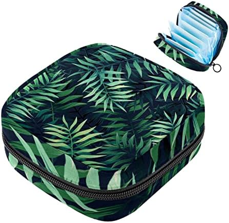 Bolsa de armazenamento de guardanapos sanitários florestas da floresta Tropical folhas Período