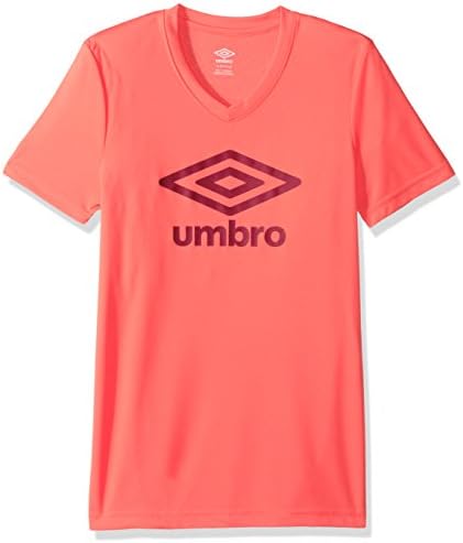 Umbro Girls Logo Clima Camiseta de manga curta
