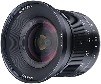 7artisans 12mm f2.8 ii lente grande angular, compatível com câmeras sem espelho de montagem M4/3 EPM1 EMP2 E-PL1