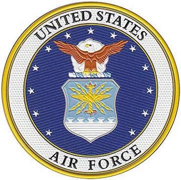 Tervis Air Force Classic Seal Flex Tumbler com emblema e azul com tampa cinza garrafa de água