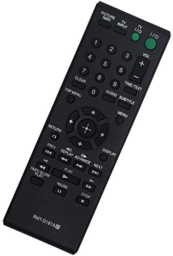 RMT-D187A Substitua o ajuste do controle remoto para a Sony DVD Player DVP-SR101 DVP-SR200B DVP-SR101B
