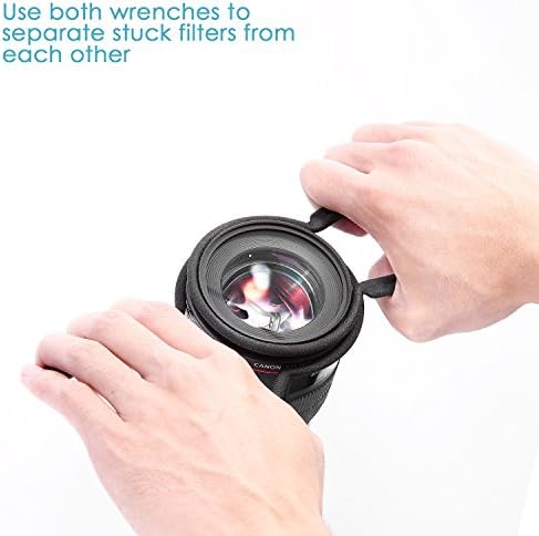 Neewer® revestido com lente de filtro de lente de filtro de borracha Neewer Kit, encaixe de 67 mm,