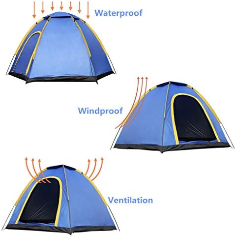 Tenda toxz para acampar de 3 a 4 pessoas de mochila leve, barraca externa com bolsa de transporte, ventilação à