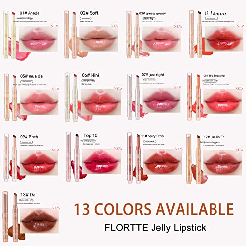 Flortte Jelly Lipstick - Flortte Prazer em conhecer Chu Jelly Lipstick Heart Shape - Flortte First Kiss