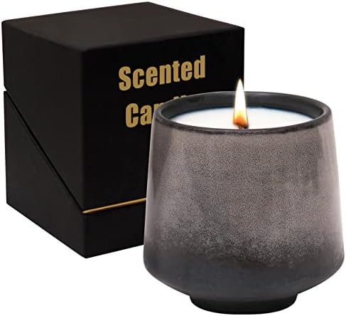 Cade French Cade Lavender Soy Aromaterapy Candle, 8 onças de queima de 40 horas, feita com cera de soja