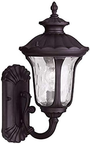 Iluminação Livex 2051-02 Monterey 1 Light Outdoor Polished Brass Acabamento de latão lanterna de
