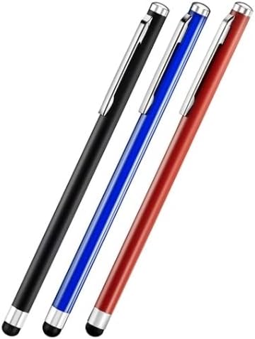 Insignia - caneta de caneta [3 pacote] canetas de tela de toque capacitivas universais para tablets, iPad