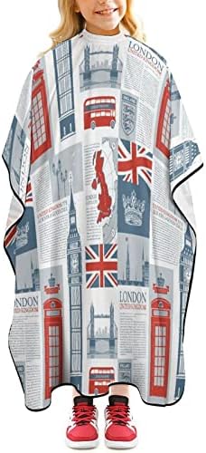 Nudquio Theme of Uk e London British Flag Haircut Avental