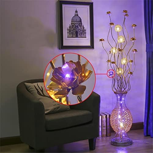 LDCHNH Rústico Decorativa Sala Lâmpada de Fundo Estudo Quarto Vaso Personalizado Lâmpada de ouro Handmade