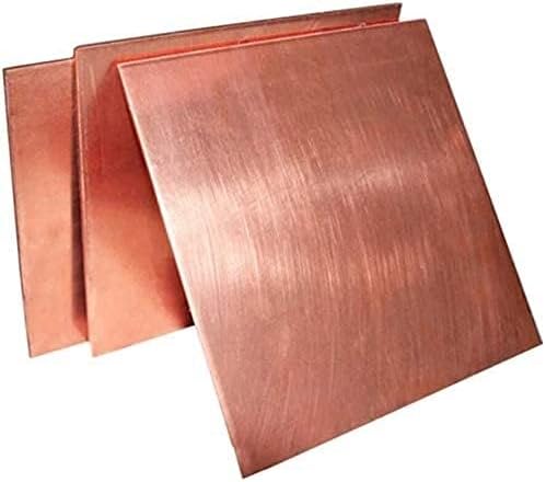 Placa de cobre de cobre roxa Nianxinn Placa de cobre de cobre para artesanato Material feito à mão, 4,0 * 300