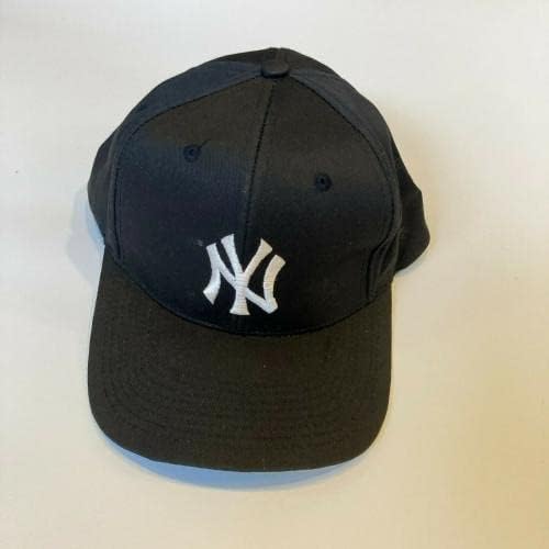 Hank Bauer Moose Skowron Don Larsen Ron Guidry assinou o New York Yankees Hat JSA - Chapéus autografados