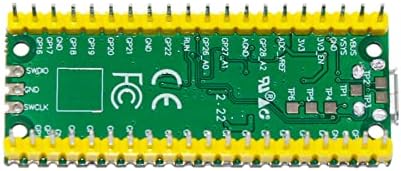 DIGISHUO 2PCS Raspberry Pi Pico Microcontroller Board com cabeçalhos pré -soldados | Interfaces digitais flexíveis