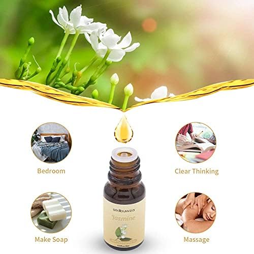 Óleo Essential de Jasmim Sedbuwza 3 Conjunto, do kit de óleos de aromaterapia pura e natural para