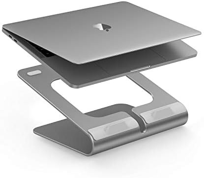 LENTÇÃO 360 ° ROTAÇÃO L2 Laptop Stand, Raiser de laptop para mesa com base giratória compatível com MacBook